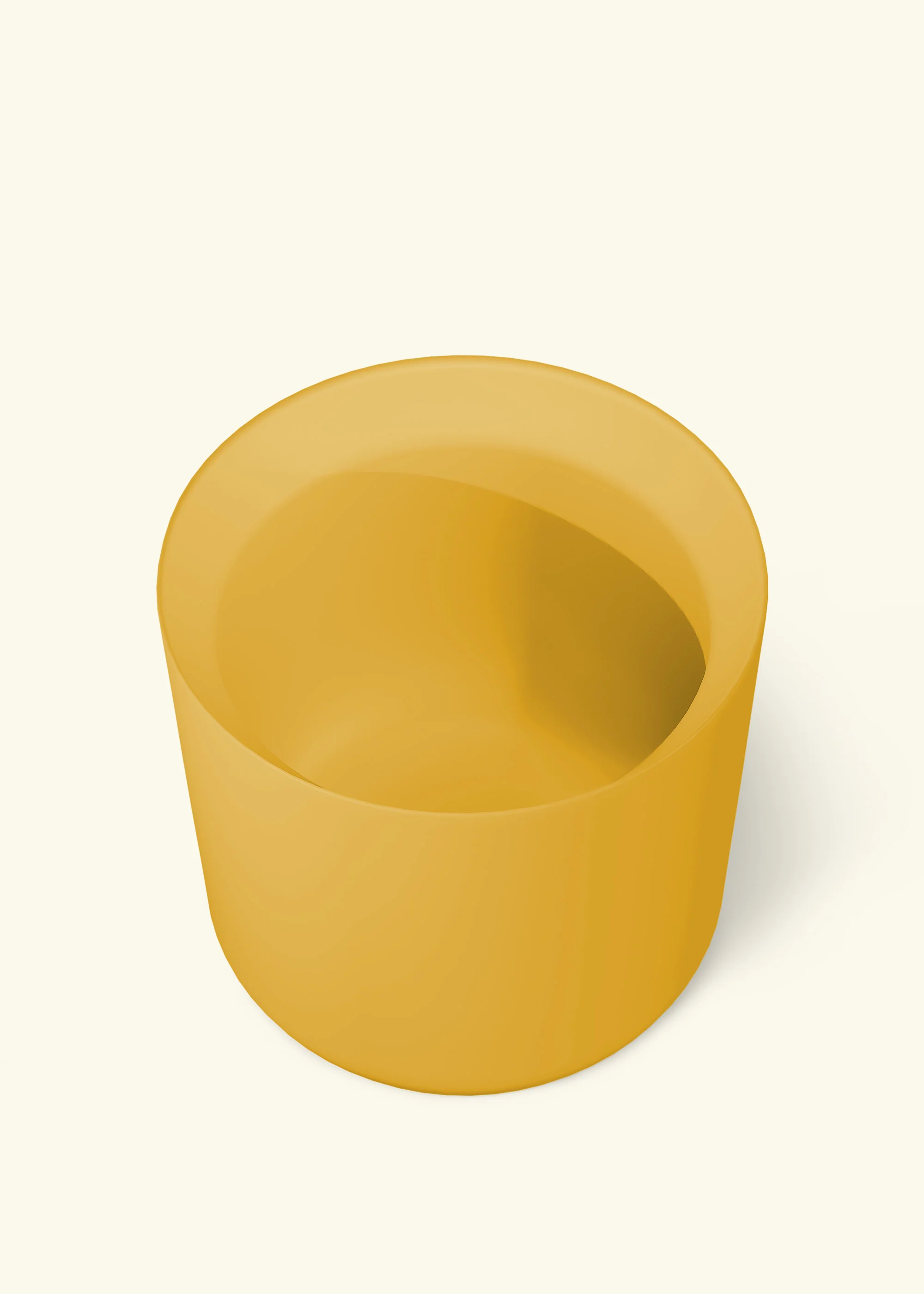 Ceramic Cylinder Planter, Mustard - Image 2