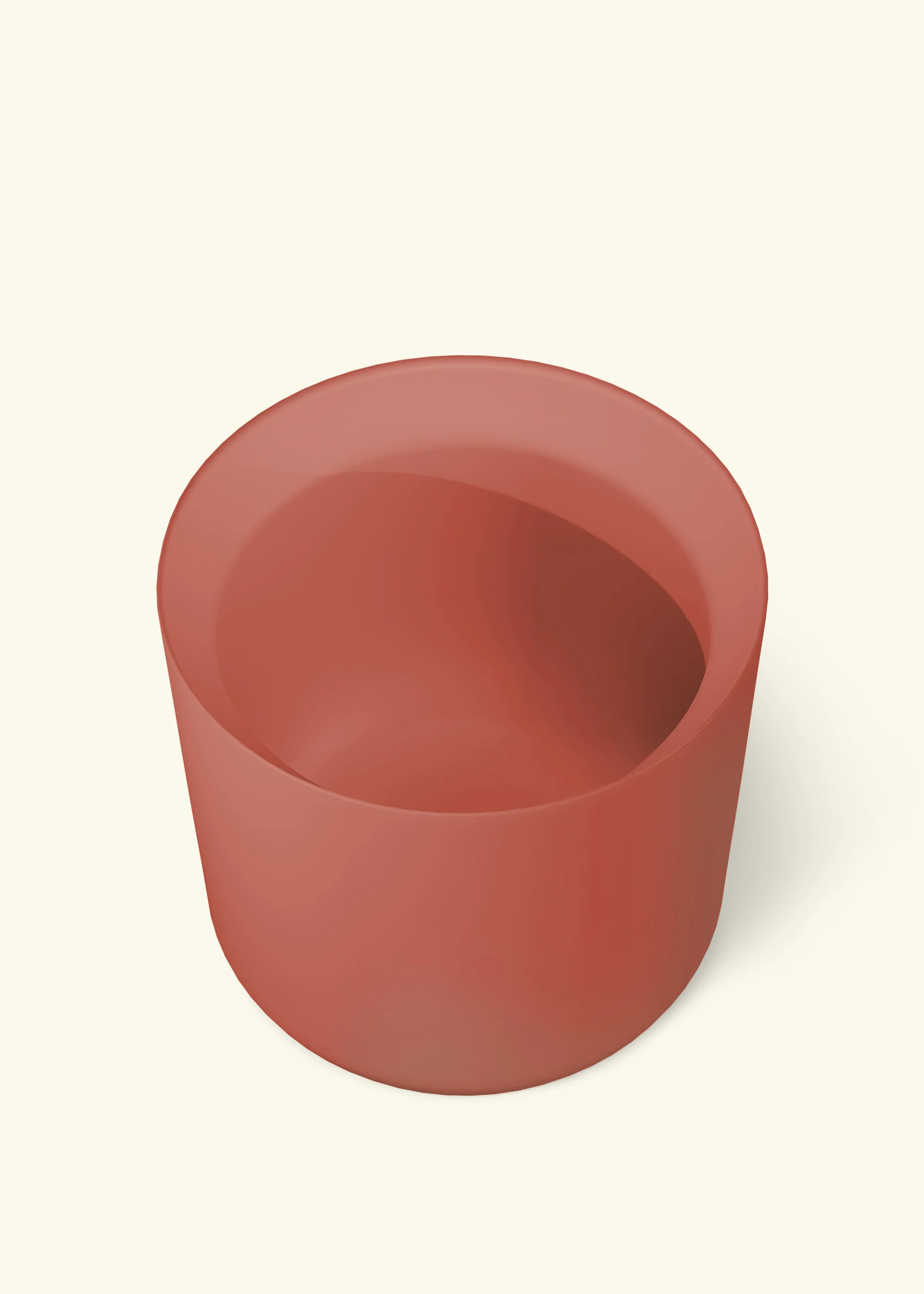 Ceramic Cylinder Planter, Burgundy - Image 4