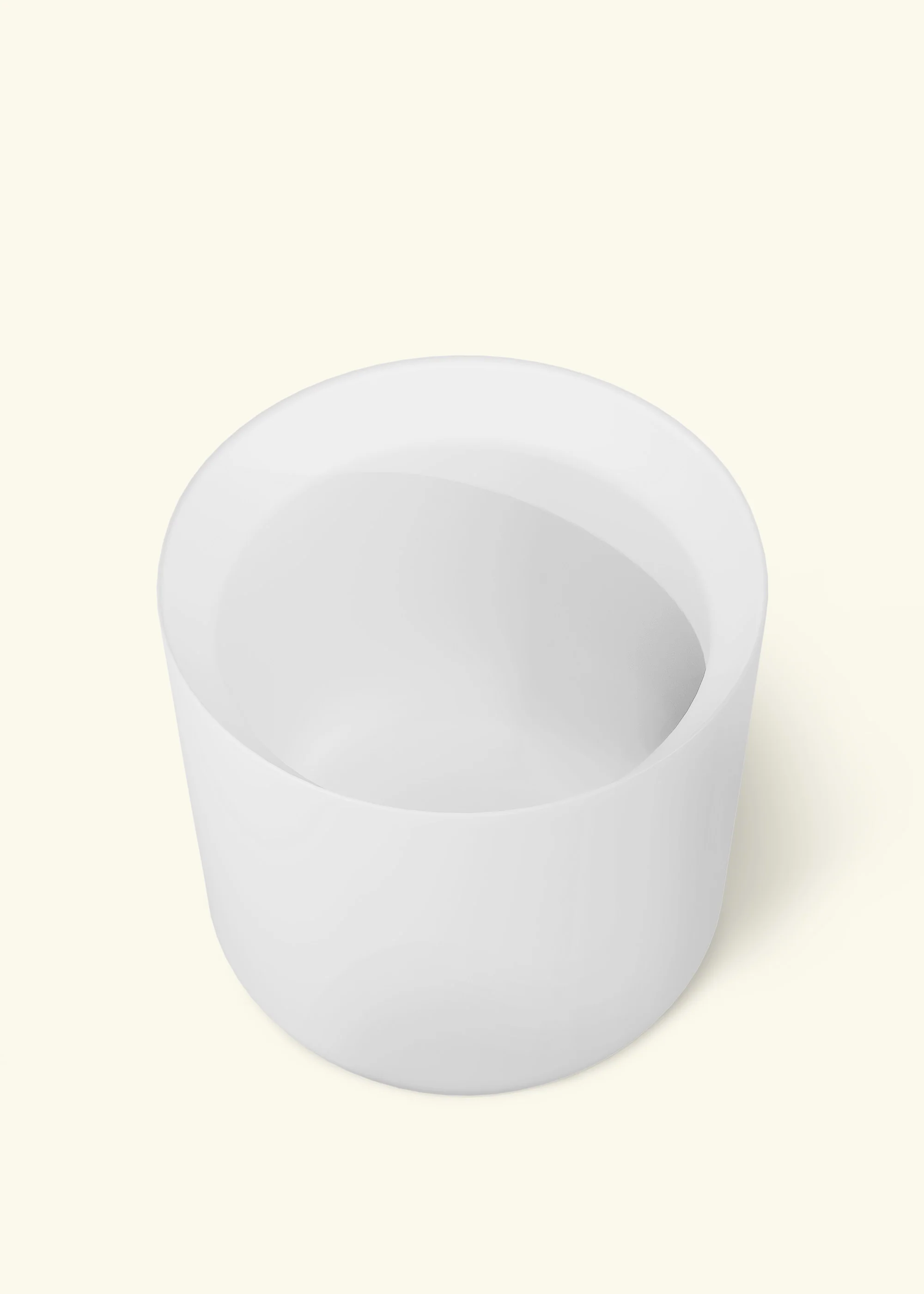 Ceramic Cylinder Planter, White - Image 2